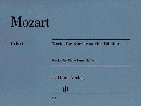 Werke Für Klavier Zu Vier Händen / edited by Peter Jost.