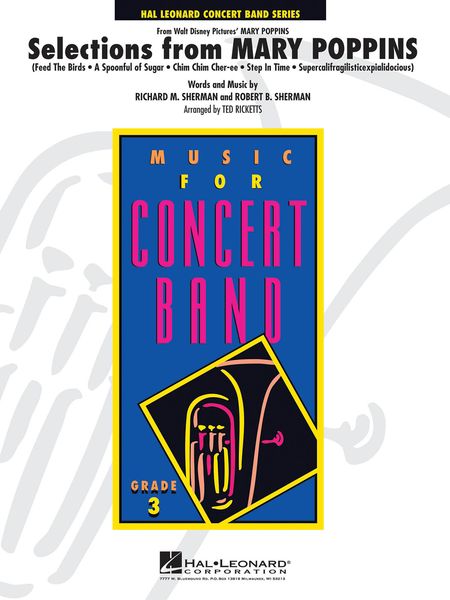 Mary Poppins : Selections For Young Band / arranged by Ted Ricketts.