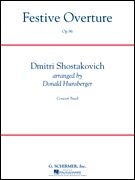 Festive Overture, Op. 96 : For Concert Band / transcribed by Donald Hunsberger.