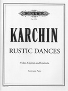 Rustic Dances : For Violin, Clarinet and Marimba.