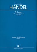 Te Deum For The Victory Of Dettingen, HWV 283 - Piano reduction / edited by Benedikt Poensgen.