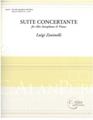 Suite Concertante : For Alto Saxophone and Piano.