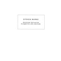 Untitled Universe : For English Horn, Violin, Viola and Cello (2005).