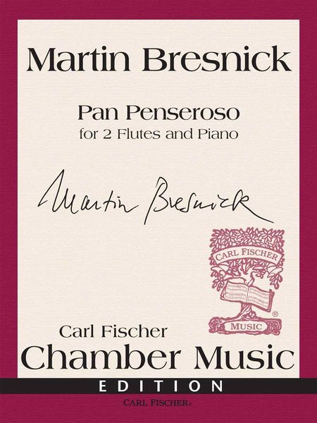 Pan Penseroso : For Two Flutes and Piano (2009).