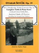 Violin Concerto, Op. 35 : For Violin & Piano / Analytical Studies and Exercises by Otakar Sevcik.