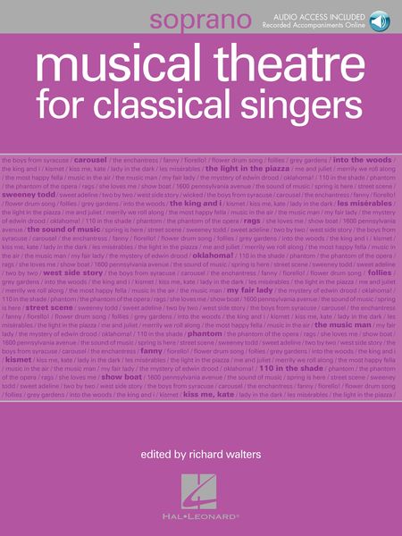 Musical Theatre For Classical Singers : Soprano Edition / edited by Richard Walters.
