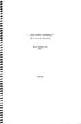 This Noble Company : Processional For Orchestra (2003).