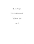 Prelude and Variations, Op. 93 : For Guitar Solo (1994).