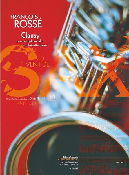 Clansy : Pour Saxophone Alto Et Basse Clarinette (1998).