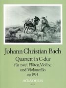 Quartet In C Major, Op. 19 No. 4 : For Two Flutes, Violin and Violoncello.