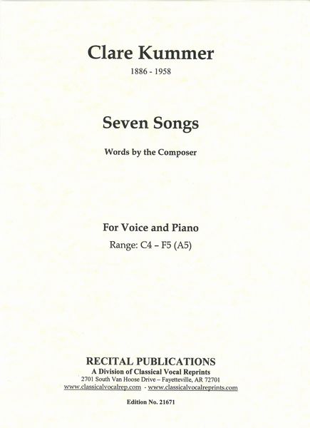 Seven Songs : For Voice and Piano.