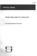 Seven Preludes To A Prelude : For Unaccompanied Violoncello (2010).