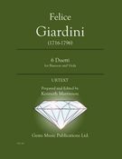 6 Duetti : For Bassoon and Viola / edited by Kenneth Martinson.