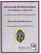 Grand Polonaise In D Major, Op. 16 : For Flute Solo With Flute Ensemble / arr. Lisa R. Mcarthur.