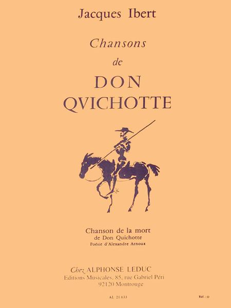Chanson De la Mort (Don Quixote) : For Medium Voice and Piano.