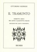 Il Tramonto : Poemetto Lirico Per Canto E Quartetto D'Archi - Riduzione.