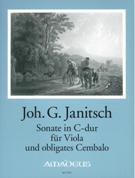 Sonate In C-Dur : Für Viola und Obligates Cembalo / edited by Harry Joelson.
