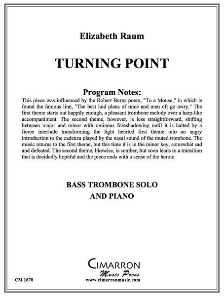 Turning Point : For Bass Trombone and Piano.
