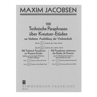 Paraphrases On Etudes by Kreutzer, Vol. 2 Book 1b : For Violin.