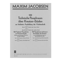Paraphrases On Etudes by Kreutzer, Vol. 1 Book 2 : For Violin.