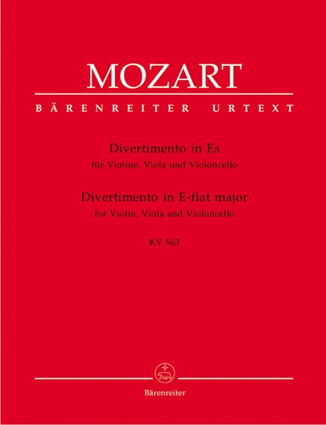 Divertimento In Eb Major, K. 563 : For Violin, Viola, and Violoncello.