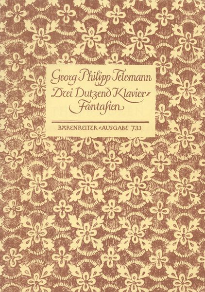 Three Dozen Clavier Fantasias / Ed. Max Seiffert.