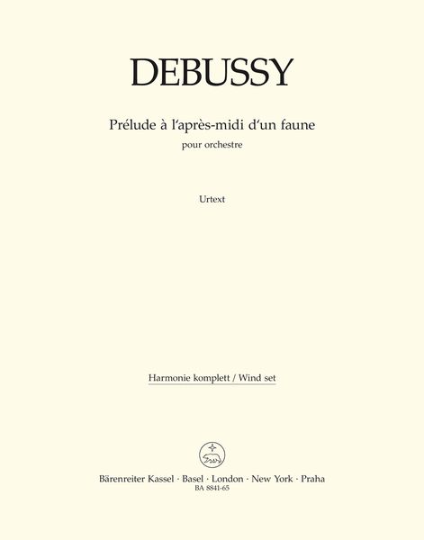 Prelude A l'Apres-Midi d'Un Faune : Pour Orchestre - Wind Parts.