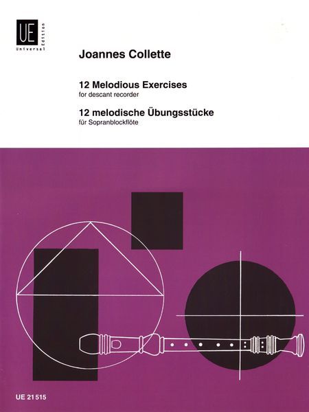 12 Melodious Exercises : For Descant Recorder.
