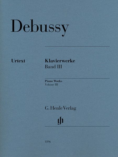 Klavierwerke = Piano Works, Vol. 3 / edited by Ernst-Günter Heinemann.