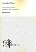 Sonata In F Major : For 2 Oboes, Violoncello and Basso Continuo / edited by Alejandro Garri.