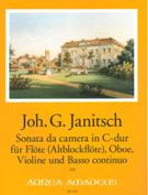 Sonata Da Camera In C-Dur : Für Flöte (Altblockflöte), Oboe, Violine und Basso Continuo.