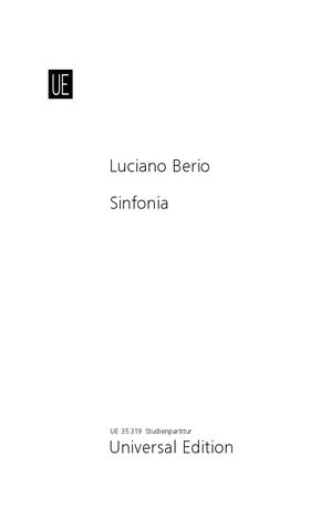 Sinfonia : For Eight Voices and Orchestra (1968).