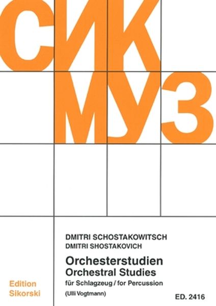 Orchestral Studies For Percussion / edited by Ulli Vogtmann.