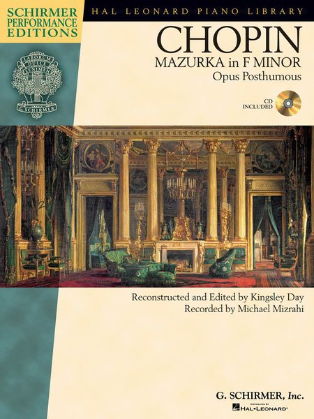 Mazurka In F Minor, Opus Posthumous / Reconstructed and edited by Kingsley Day.