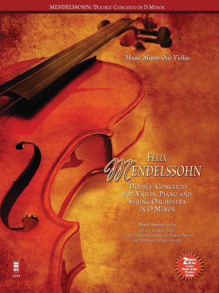 Double Concerto : For Violin, Piano and String Orchestra In D Minor.