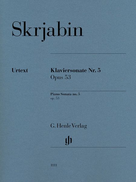 Klaviersonate Nr. 5, Op. 53 / edited by Valentina Rubcova.
