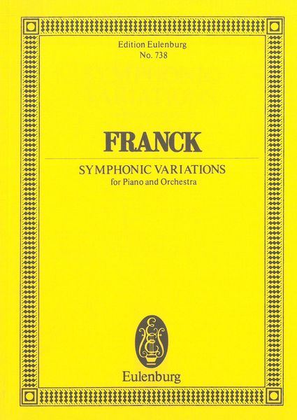 Symphonic Variations : For Piano and Orchestra.