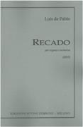 Recado : Per Organo E Orchestra (2010).