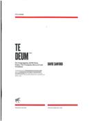 Te Deum : For Congregation, SATB Choir, Organ, Two Trumpets, Horn In F and Trombone (1992).