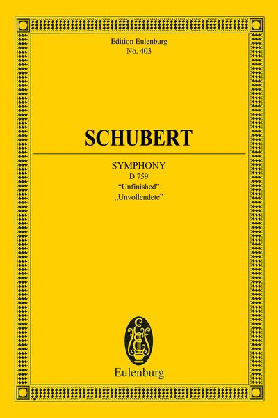 Symphony No. 8 In B Minor, D.759 (Unfinished).