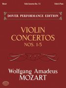 Violin Concertos Nos. 1-5 : reduction For Violin and Piano.