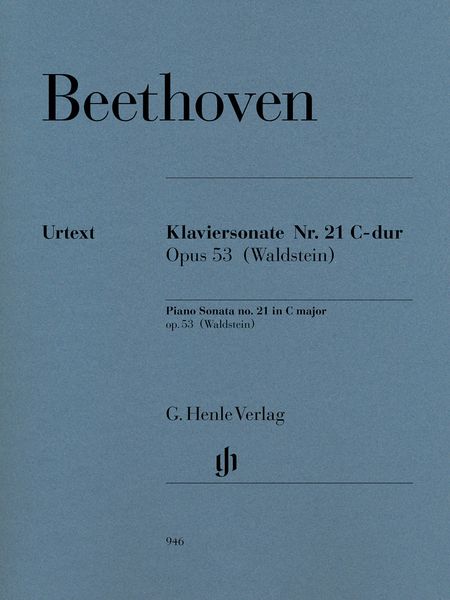 Klaviersonate Nr. 21 C-Dur, Op. 53 (Waldstein) / edited by Norbert Gertsch and Murray Perahia.
