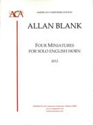 Four Miniatures : For Solo English Horn (2012).