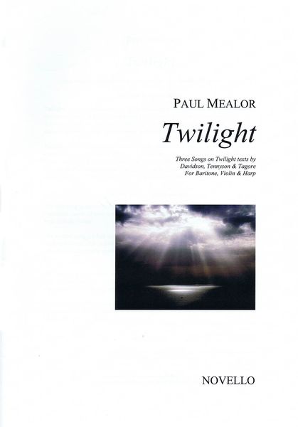Twilight : For Baritone, Violin and Harp.