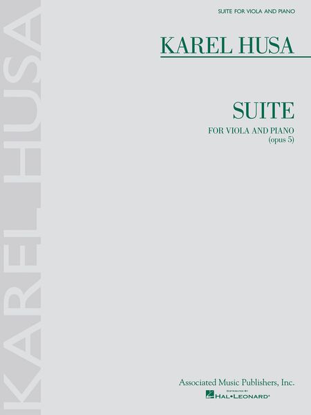Suite, Op. 5 : For Viola and Piano (1945).