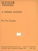 Sezisler = Institutions : For Two Clarinets.