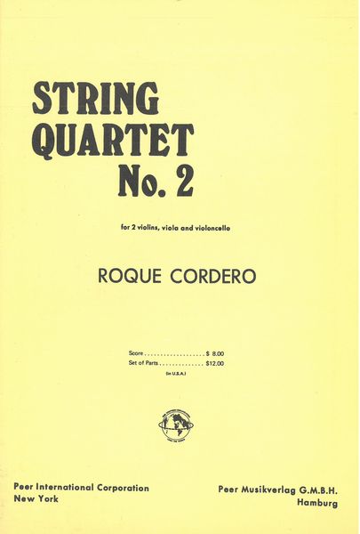 String Quartet No. 2 (In One Movement) (1968).