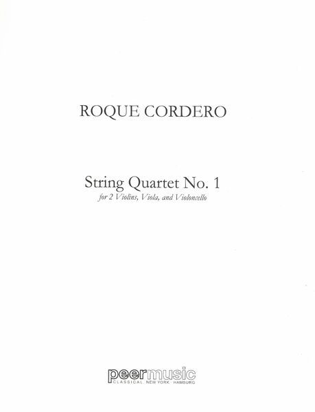 String Quartet No. 1.