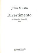 Divertimento : For Flute, Clarinet, Viola, Cello, Piano and Percussion.