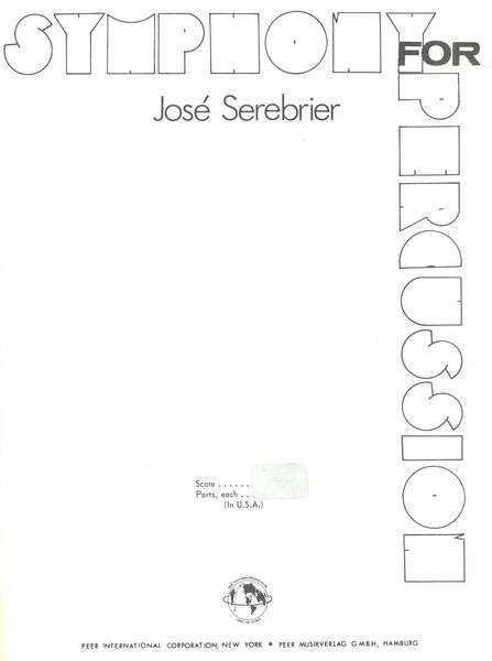 Symphony For Percussion.